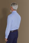 french collar regular fit classic shirt SKY