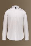 french collar regular fit classic shirt WHITE