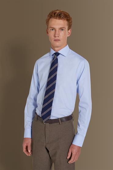 french collar regular fit classic shirt