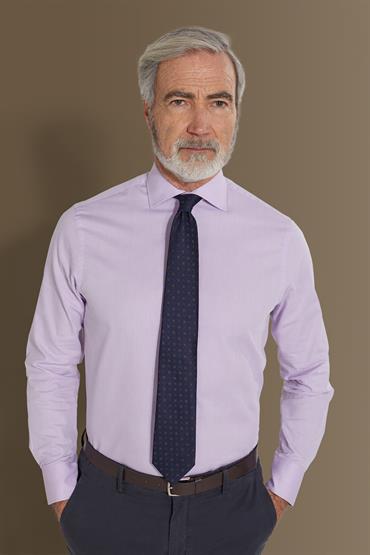 french collar regular fit classic shirt ROSE