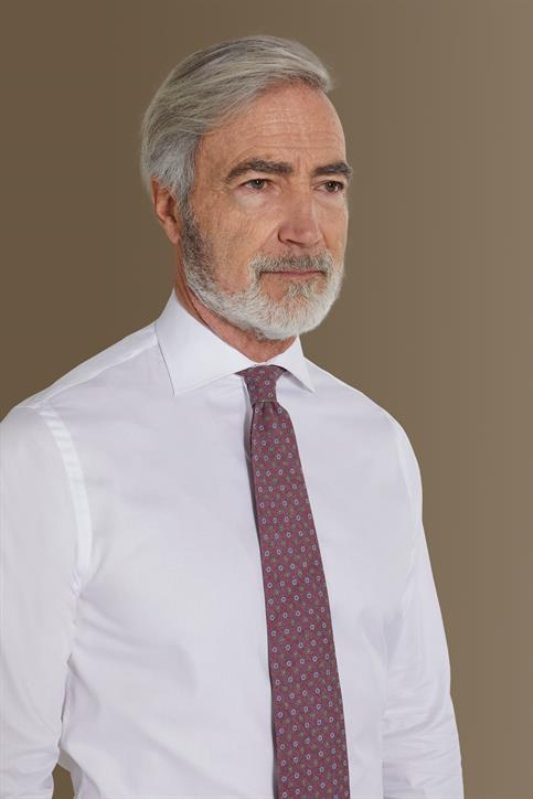 french collar regular fit classic shirt WHITE