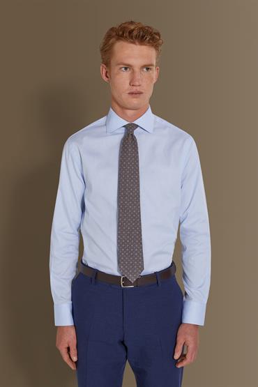 french collar regular fit classic shirt