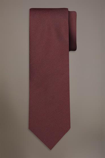 BAMBOO BLEND TIE WIDTH 148X8X4 BORDEAUX