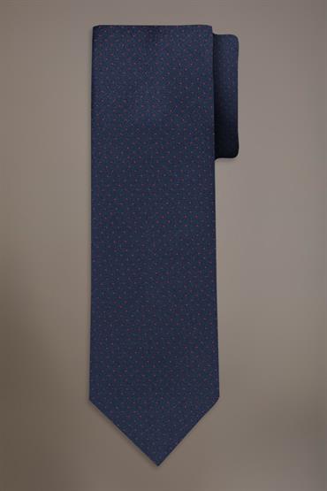 BAMBOO BLEND TIE WIDTH 148X8X4 DK BLUE
