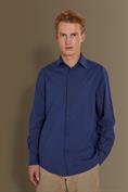 french collar slim fit casual shirt