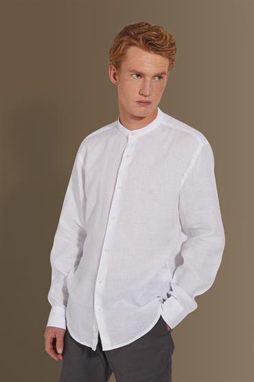 corean collar classic fit WHITE