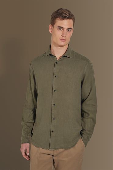 french collar classic fit MILITARY
