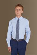 french collar slim fit casual shirt