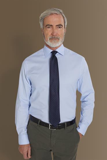 french collar slim fit casual shirt SKY