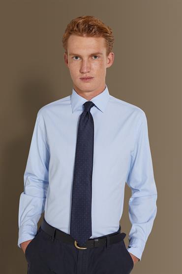 french collar slim fit LT SKY