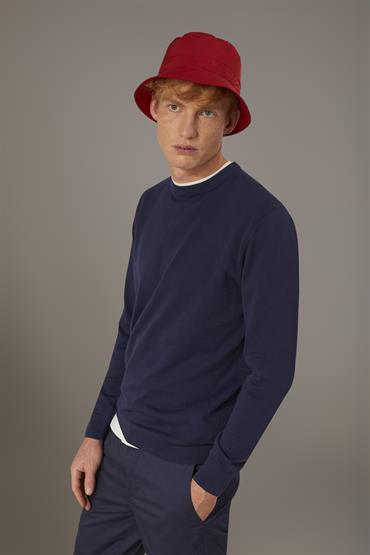 round neck sweater ROYAL