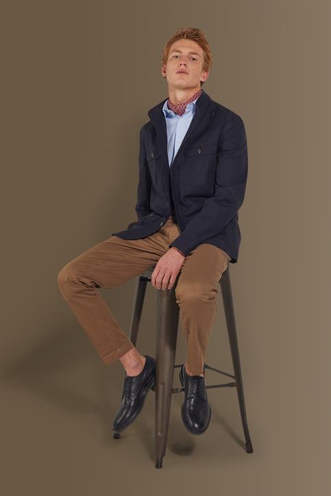 trousers with back patch pkt