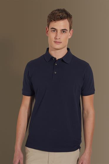 short sleeve polo DK BLUE