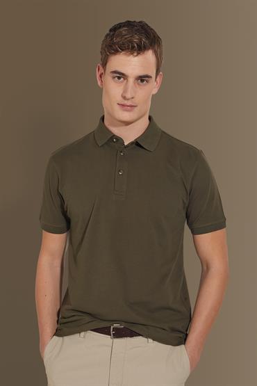 short sleeve polo DK GREEN