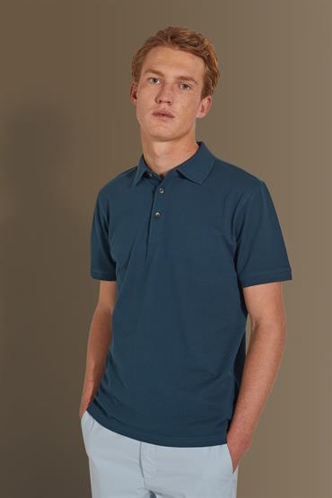 short sleeve polo MARINE