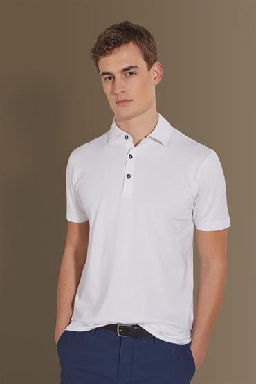 short sleeves french collar polo