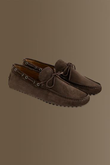SUEDE CAR-SHOES BROWN