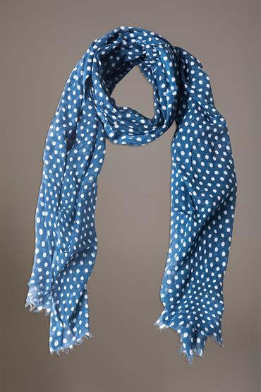 SHAWL 90X190CM BLUE