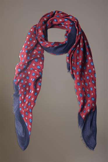 SHAWL 90X190CM RED