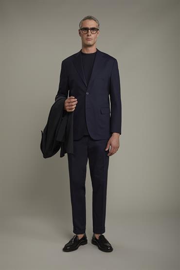 NOTCH SINGLE BREASTED SUIT BLUE
