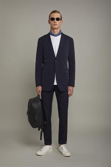 NOTCH SINGLE BREASTED SUIT BLUE
