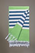 BEACH TOWEL 100X175CM +7CM FR X 2
