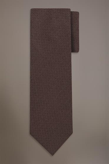 BAMBOO BLEND TIE BROWN