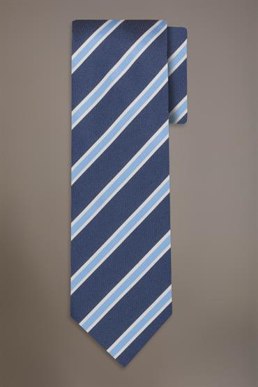 BAMBOO BLEND TIE DK SKY