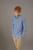 FRENCH COLLAR BAGGY FIT SHIRT