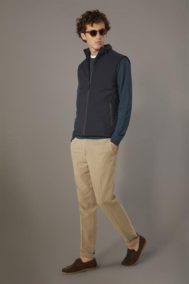 DOUBLE FACE VEST DK BLUE