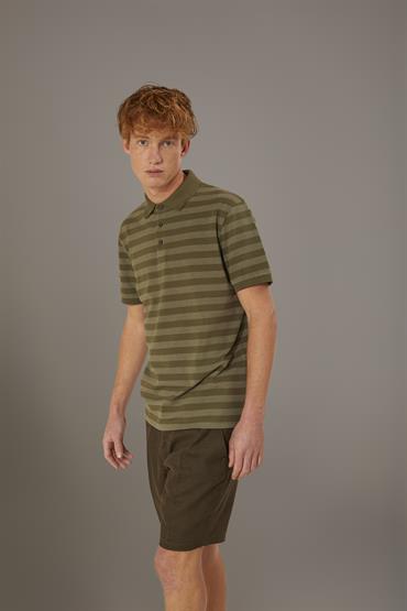 SHORT SLEEVES POLO OLIVE GREEN
