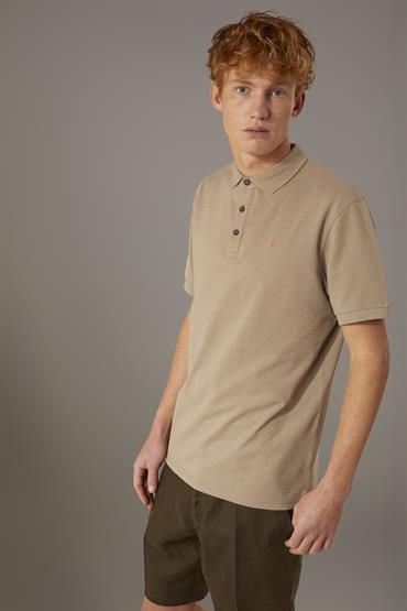 SHORT SLEEVES POLO BEIGE