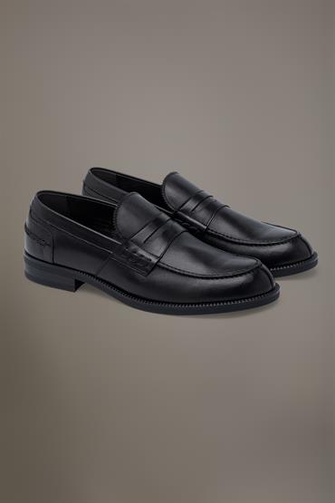LOAFER LEATHER SHOES BLACK