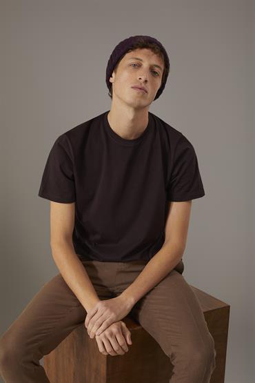 SHORT SLEEVES T-SHIRT BORDEAUX