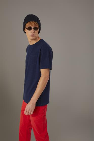 SHORT SLEEVES T-SHIRT INDIGO