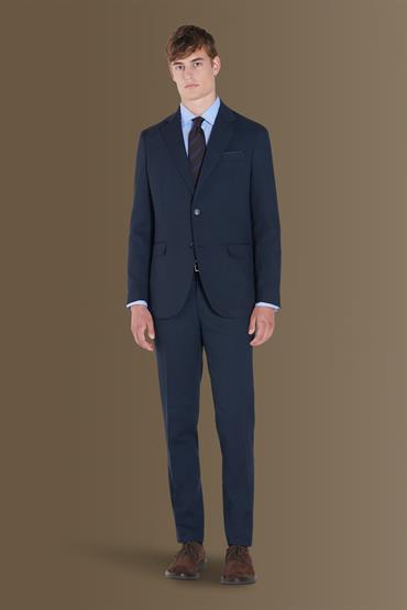 notch single breasted suit BLUE