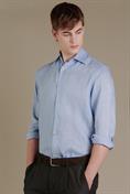 french collar classic fit casual shirt