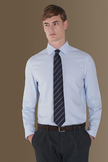 french collar slim fit casual shirt