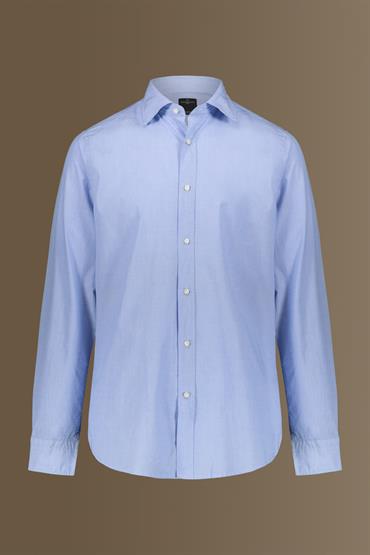 french collar classic fit casual shirt