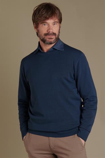 round neck sweater DENIM