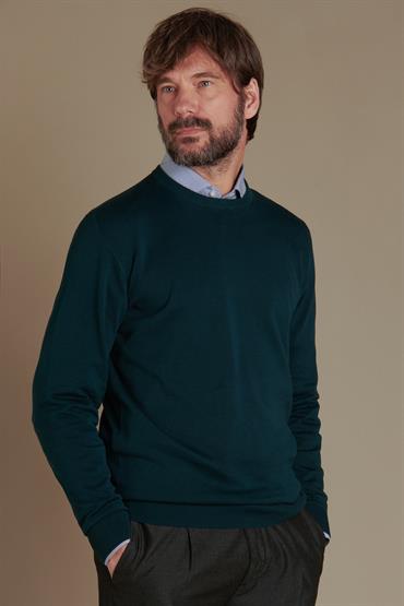 round neck sweater MARINE
