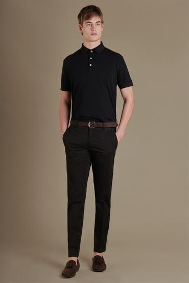 chino trousers BLACK
