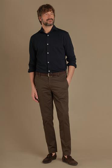 chino trousers BROWN