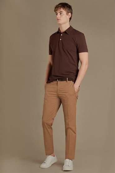 chino trousers CAMEL