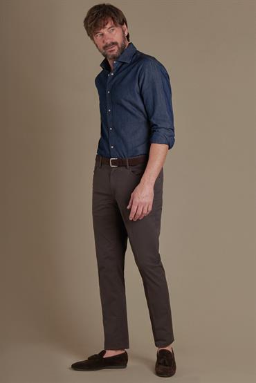 five pockets trousers ASPHALT