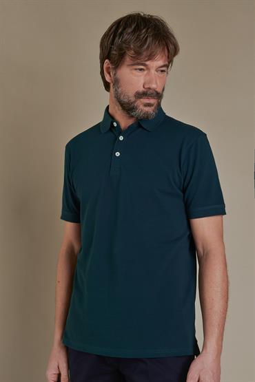 short sleeve polo MARINE