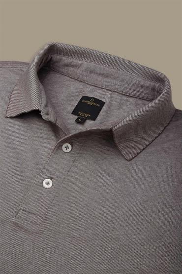 short sleeve polo TAUPE