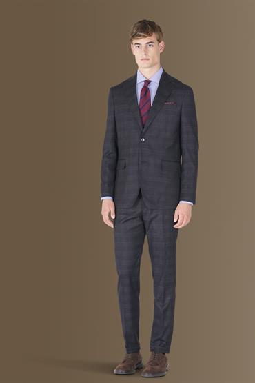 NOTCH SINGLE BREASTED SUIT ANTHRACITE