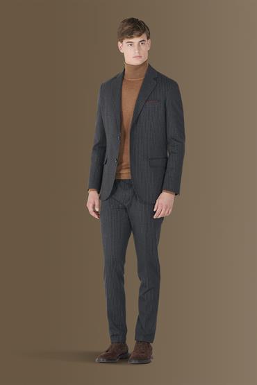 NOTCH SINGLE BREASTED SUIT GREY