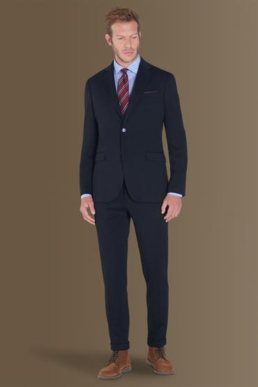 notch single breasted suit NAVY